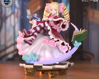 Beatrice • Re:Zero • Modello anime • Figura in resina stampata in 3D • Kit da garage