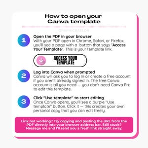 Modello di volantino per onicotecnica su Canva / Post di Instagram per appuntamenti di onicotecnica / Modello per social media di salone di bellezza / Download digitale immagine 3