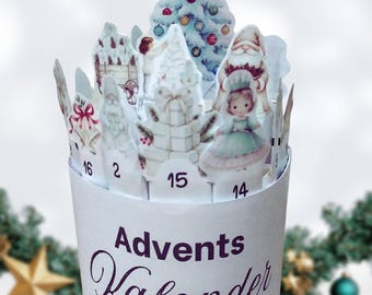 Duplo Chocolate Advent Calendar – Printable DIY PDF Template