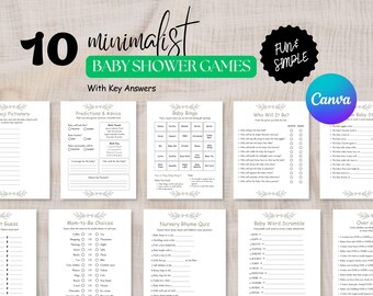 Baby Shower Emoji Spiel zum ausdrucken, Baby Emoji Sätze Quiz, Gender Neutral Baby Sprinkle Aktivität, Instant Download