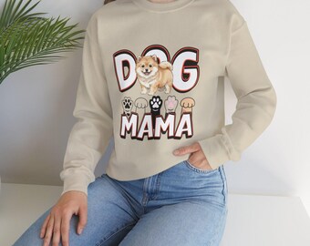 Gesticktes Hunde Mama Sweatshirt, Unisex Hunde Liebhaber Geschenk