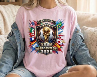 USA voetbal WK 2026 shirt, retro voetbalshirt, team USA fankleding, moeder voetbalshirt, FIFA 2026 cadeau voor fans