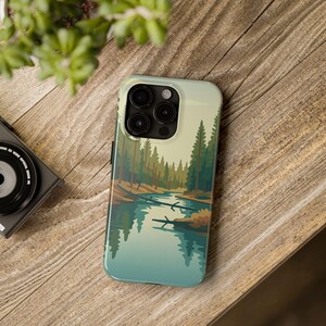Nature Inspired Tough Phone Cases Outdoor Lover's Gift Wilderness Phone Cover Eco-Friendly Case Adventurer's Accessory Camping Gear