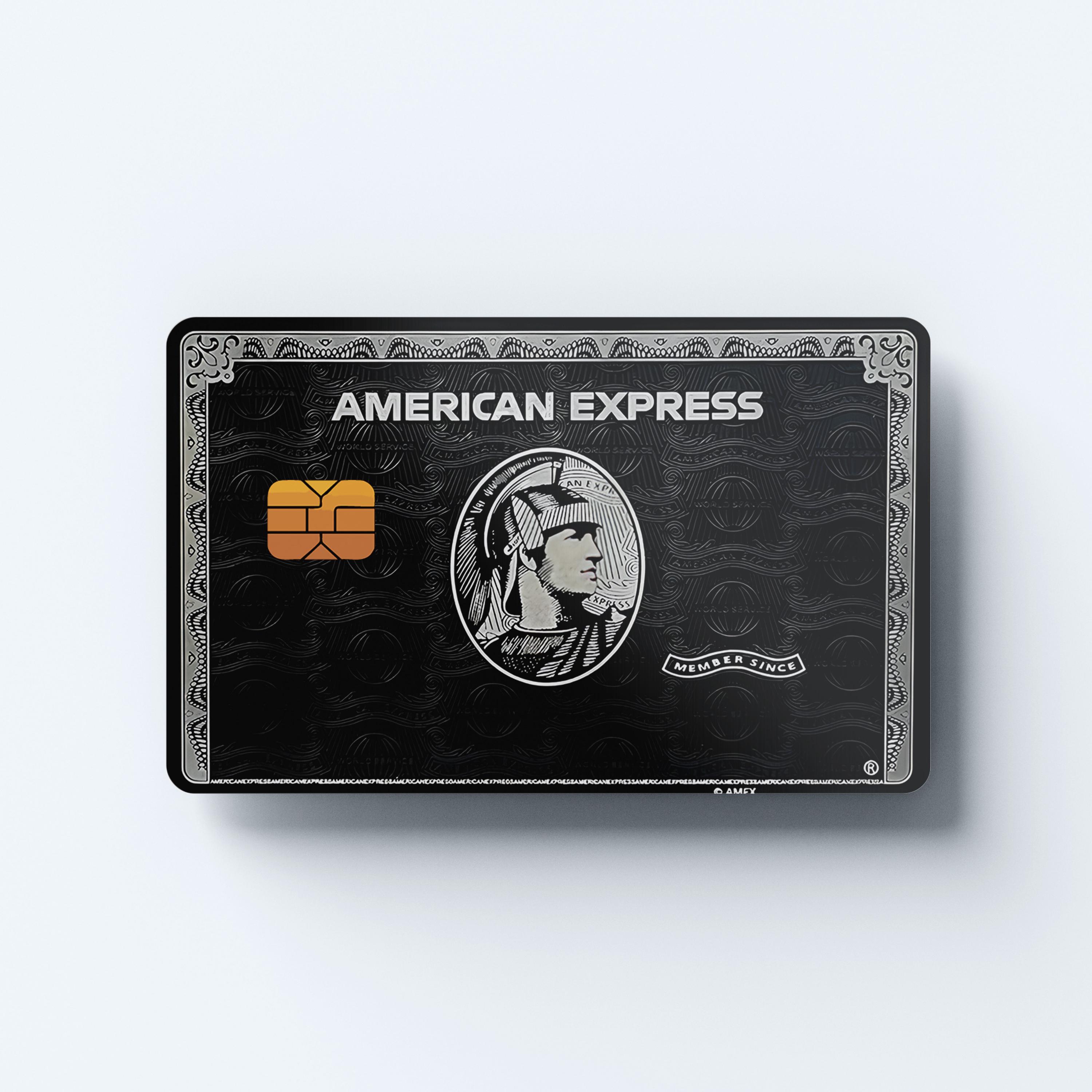 American Express Centurion Titanium Amex Collector Black