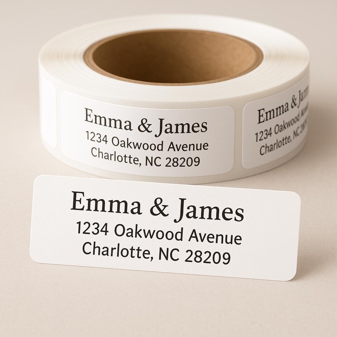 Return Address Labels Rolls, Personalized Address Labels, Wedding ...