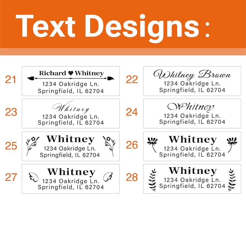 Return Address Labels Rolls, Personalized Address Labels, Business ...
