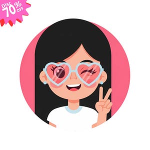 Foto de avatar personalizada para retrato de caricatura. Dibujo de imagen de perfil personalizada. Ilustración de ícono de redes sociales. Retrato dibujado a mano. Arte por encargo.