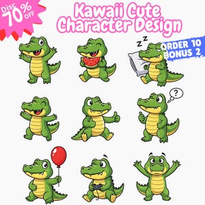 Aangepaste kawaii | Kawaiistickers | Kawaii schattige chibi | Stickers op maat | Twitch-emoties | Twitch-badges | Chibi-stickers | Chibi-commissie
