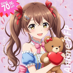 AANGEPASTE PBB | Personagecommissie, anime, custom, PBB, profielpictogram, sociale media, twitch, profielfoto, anime-personage voor PFP