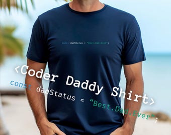 Best Dad Ever, Father’s Day Shirts, IT Dad Gift, Programmer Shirts, Funny Coding T-Shirts, Fathers Day Gift, Dad and Me
