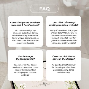 Wildflower Pastels Save the Date Website with Details Collection: Canva Digital Invitation Template (Digital Download) zdjęcie 12