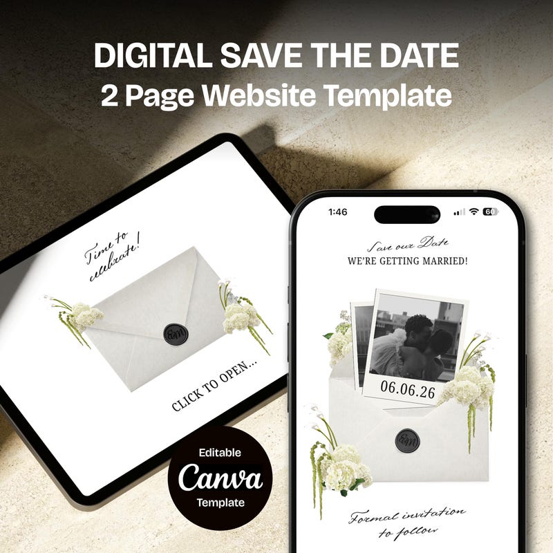 Etsy save teh date Etsy de