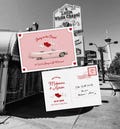 Vegas Wedding Save the Date Design: Little White Chapel Postcard (DIY Template, Digital Download) product logo