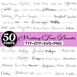 Polices de mariage, polices de calligraphie, invitations, polices de procréation, polices d'écriture cursive, polices d'écriture manuscrite, polices d'artisanat, polices de caractères toile,