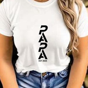 Papa Sweatshirt Personalized With Name, Father T-Shirt Gift, Expecting Dad Announcement Tee, Father&#39;s Day Hoodie, Cool Dad Shirt, Best Dad
