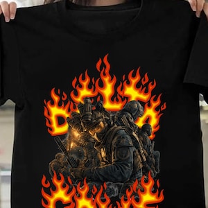 Military Design for FPS Gamers, Delta Force Game, Gift Idea for Video Game Enthusiasts, Delta Force Tactical Operator T-Shirt