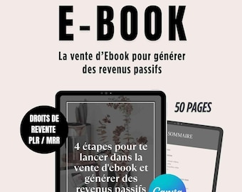 eBook to Get Started with Digital Products + Resale Rights | 4-Step Guide to Building a Profitable Online Business