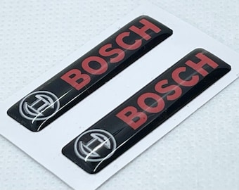 Bosch 3D Domed Gel Stickers Power tools Emblem (2-Pack) 60x15mm