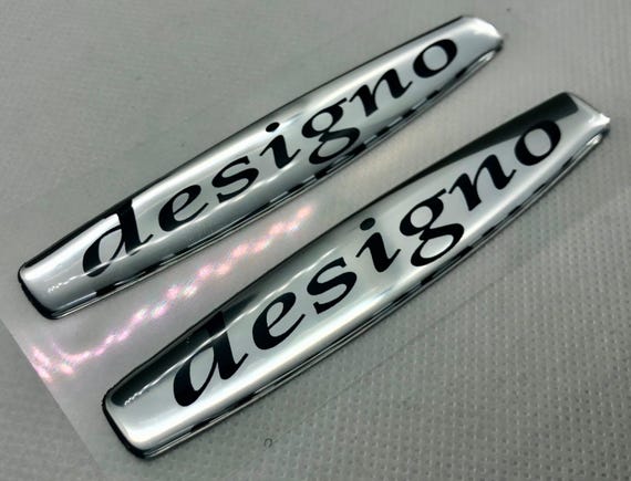 Autocollant 3D Emblème Mercedes-Benz AMG – Sticker Badge Pour Calandre Ou Carrosserie – Design Silver, Facile à Poser