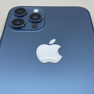 3D Domed Gel Apple Logo Stickers (3-Pack) - 12x16mm Tech Decals