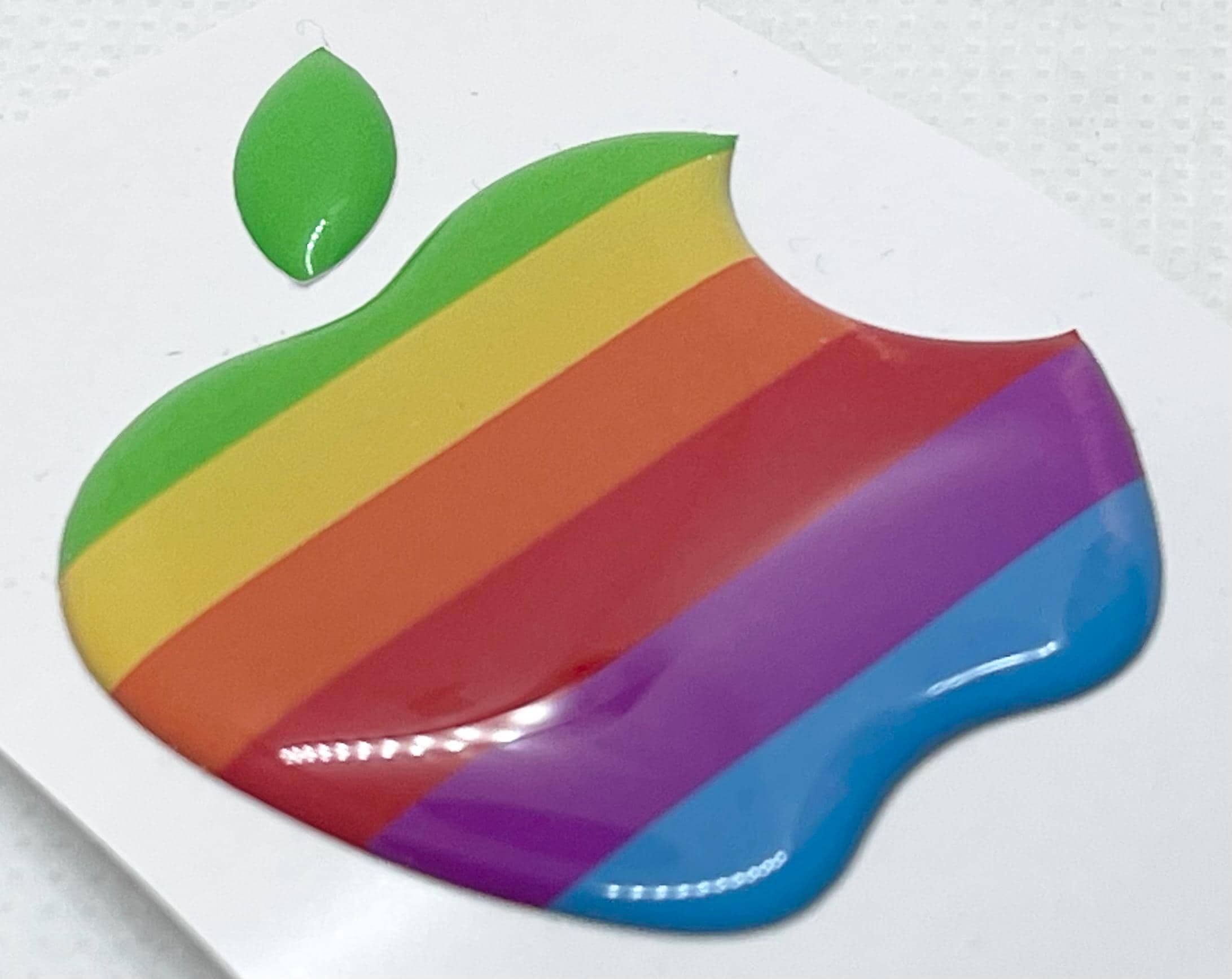 Rainbow Apple Logo - Etsy