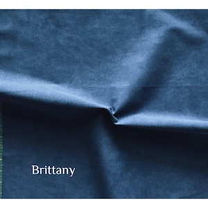 Brittany Genuine Ultrasuede Vegan Blue