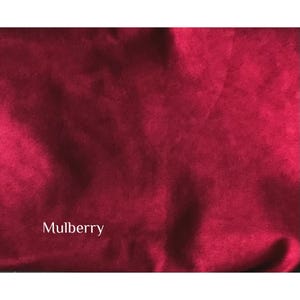 Mulberry Genuine Ultrasuede Vegan Burgundy
