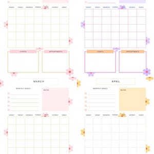 Minimalistische digitale planner | Niet-gedateerde pdf-bundel, GoodNotes (digitale download)