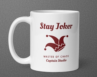 Stay Joker Mug – Bold Statement Coffee Mug | Master of Chaos Cup, Creative Mindset Mug, Streetwear Inspired Gift