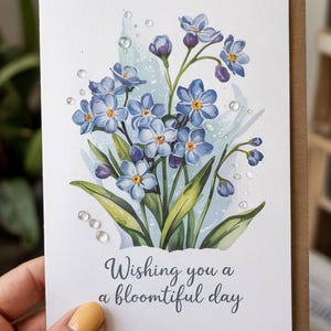 Forget me not Card