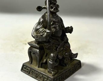 Bronze Zhong Kui Statue: Vintage Tea Pet, Feng Shui Decor - Etsy
