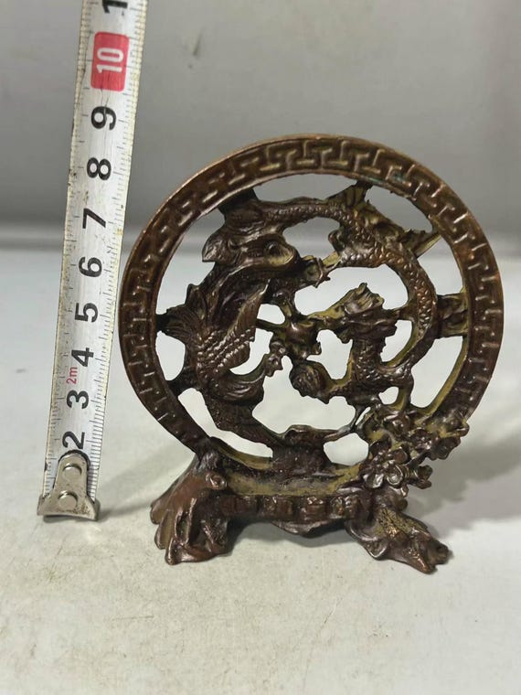 Bronze Dragon Phoenix Statue: Traditional Teaware Tea Pet - Etsy