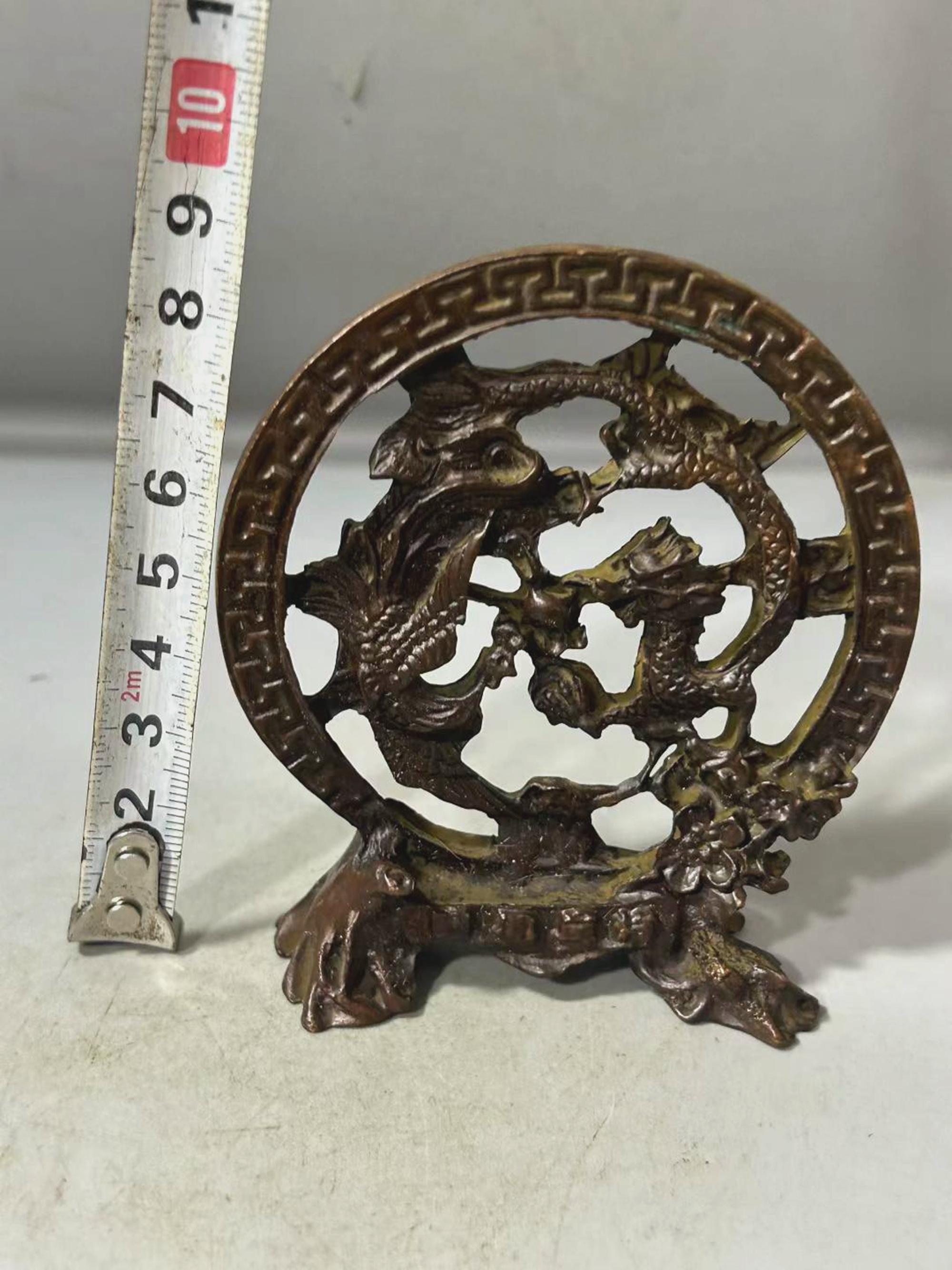 Bronze Dragon Phoenix Statue: Traditional Teaware Tea Pet - Etsy
