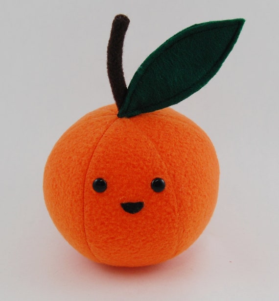 orange fruit plush