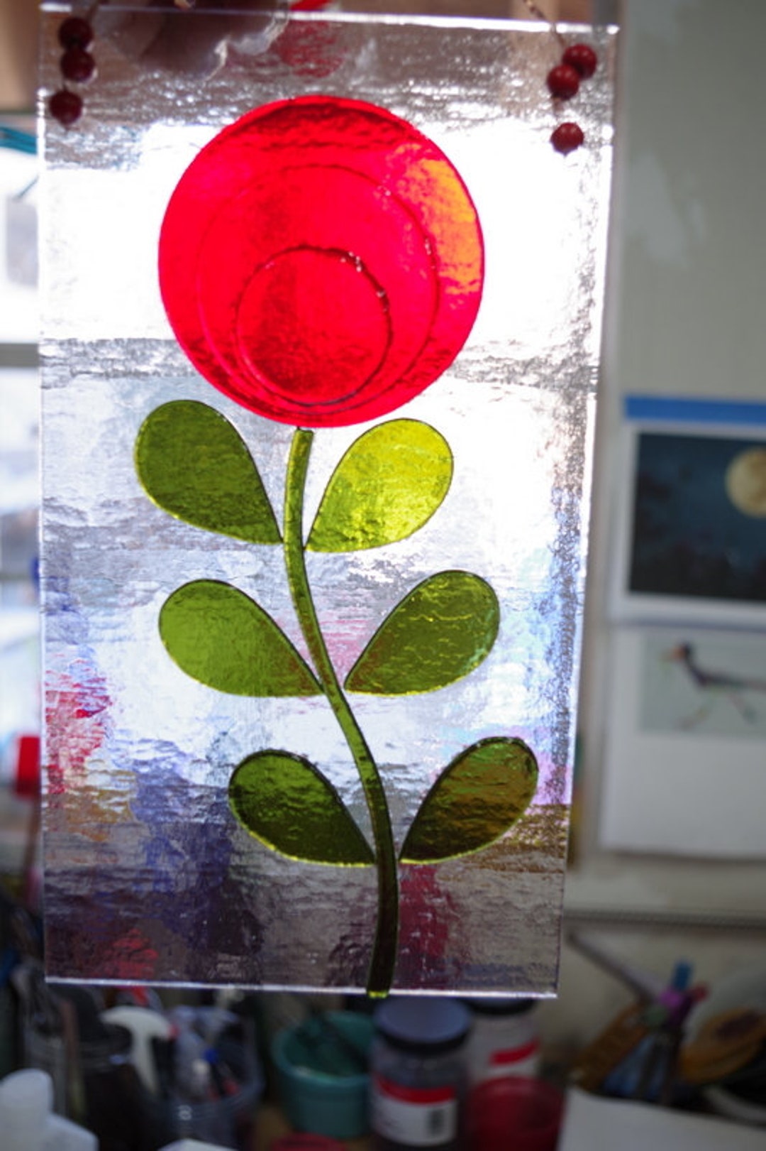 Colorful Glass Wall Decor for Any Room Spring Flowers in Every Color