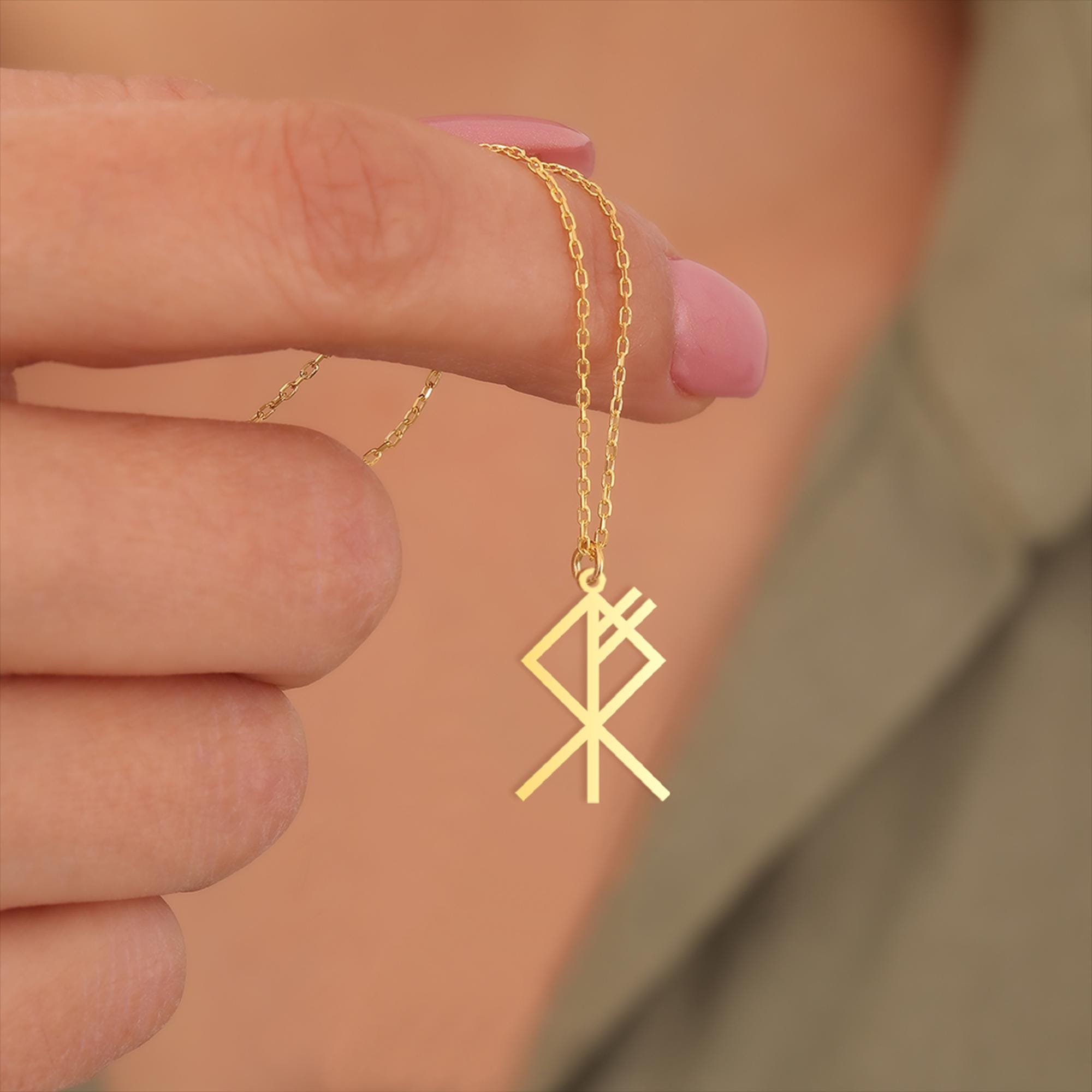 Adinkra Strength Symbol Necklace – Dwennimmen (ram's Horns