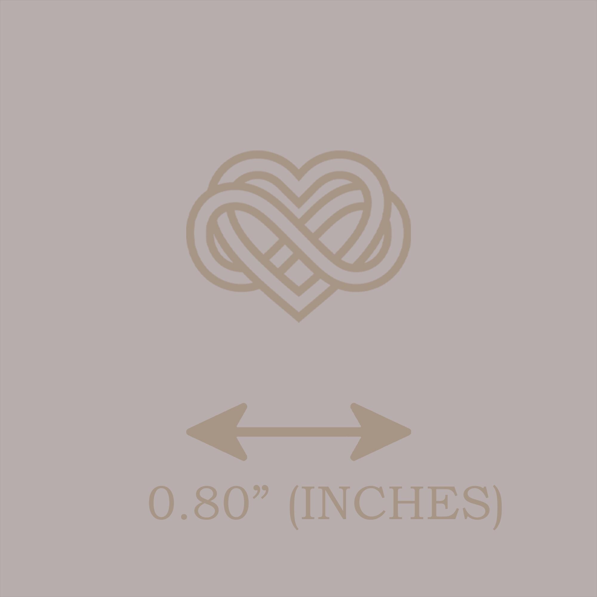 Infinity Heart Knot Necklace – Eternal Love Symbol Pendant – Interwoven ...