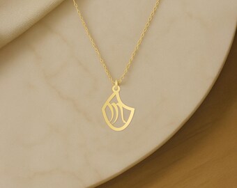 Scorpio Zodiac Pendant – Minimalist Astrology Charm – 15mm Scorpio Symbol Jewelry – Horoscope Gift for Transformation