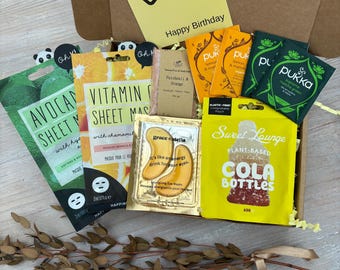 Prüfung Leckerli Box Verwöhnkorb | Lehrer-Geschenk-Korb | Uni Geschenk | Self Care Spa Kit Hug in a Box | Letterbox Geschenk zum Geburtstag
