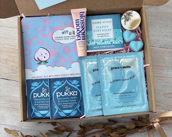 Verwöhnen Sie Hamper Box UK Geschenk für sie | Prüfung Revision Geschenkbox | Geschenk für die Wertschätzung des Lehrers | Viel Glück bei Ihren Prüfungen | Personalisiert