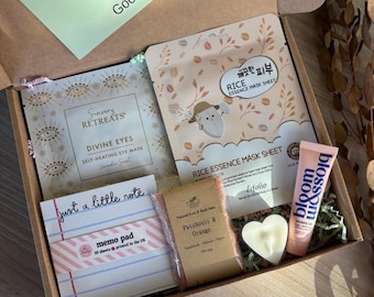 Pamper Hamper Geburtstagsbriefkasten Geschenk für sie UK | Geschenk für die Wertschätzung des Lehrers | Viel Glück Geschenkbox | Danke-Box | Revisionsgeschenk