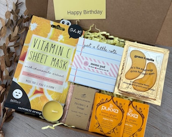 Exam Stress Relief Kit | Geburtstag Geschenk Verwöhnen Hamper Box | New Mum Selbstpflege-Kit | Geburtstags-Leckerli-Box | Für Sie Geschenk | Hug in einer Box für sie