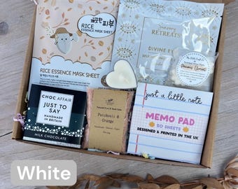 Verwöhnen Geschenk-Box | Geburtstag, Mama, Freund Self-Care Geschenkkorb | Personalisiertes Geschenk