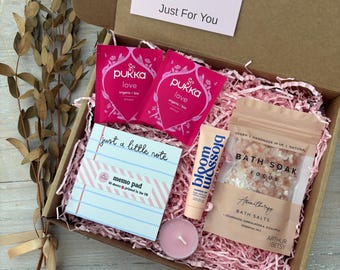 Self Care Pamper Hamper für ihren Geburtstag |Lehrer Wertschätzung Box | Good Luck Exam Treat Box | Danke Letterbox Geschenk