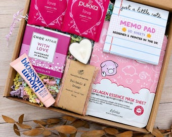 Verwöhnen Geschenk-Box | Geburtstag, Mama, Freund Self-Care Geschenkkorb | Personalisiertes Geschenk