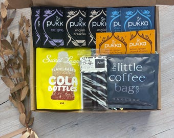 Vatertags Geschenkbox: Kaffee, Tee, Schokolade, Süßigkeiten Hamper