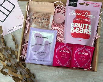 Letterbox Geschenk für Lehrer | Pamper Geschenkbox Damen | Personalisiertes Geschenk Umarmung in einer Box | Geschenke für Freunde Danke |Denke an Dich