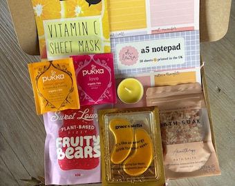 GCSE Prüfungskorb | Verwöhnen Geschenk-Box | Self-Care-Paket