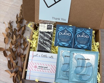 Tee & Schokolade Briefkasten Geschenk Lieferung versandkostenfrei | Geburtstagskorb | gute Besserung Geschenk-Box