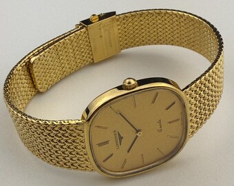 LONGINES 960 3228 Gold Dial 30mm Quartz Watch Vintage - Etsy Canada